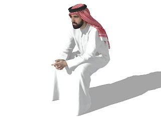 沙特<em>阿拉伯</em>人精细人物模型(7)